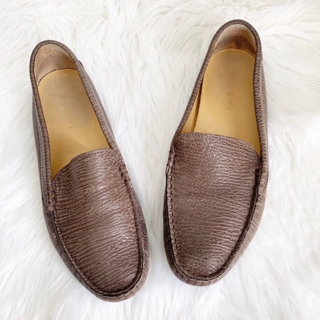 M. Gemi | The Felize Textured Leather Loafer